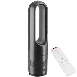 tectake Tårnventilator Polar med 80° drejefunktion, inkl. timer Antracit