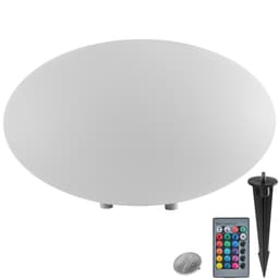 Kuglelampe Luminous Eye, LED, med fjernbetjening