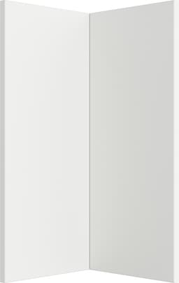 Epoq Core skapdør til hjørnebaseskap (Klassisk hvit)