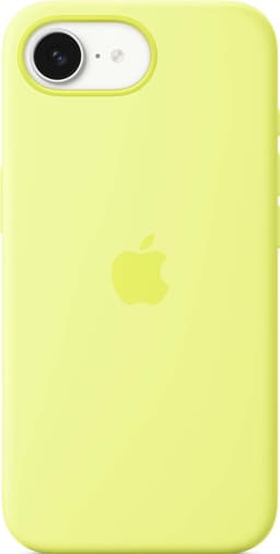 iPhone 16e silikondeksel (Neon Yellow)