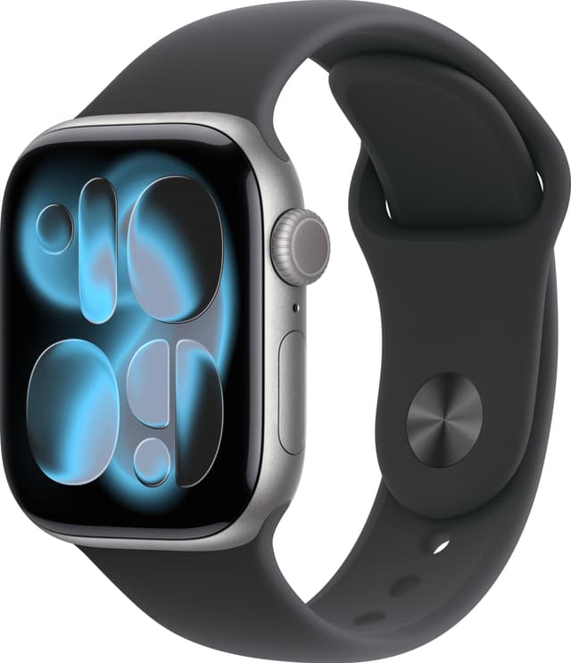 Apple Watch S11 42mm GPS (Space Gray Aluminium/ Black Sport Band) S/M