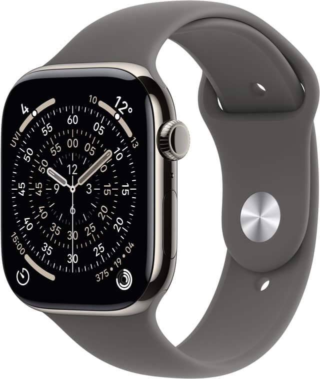 Apple Watch S11 46mm CEL (Natural Titanium/Stone Gray Sport Band) M/L