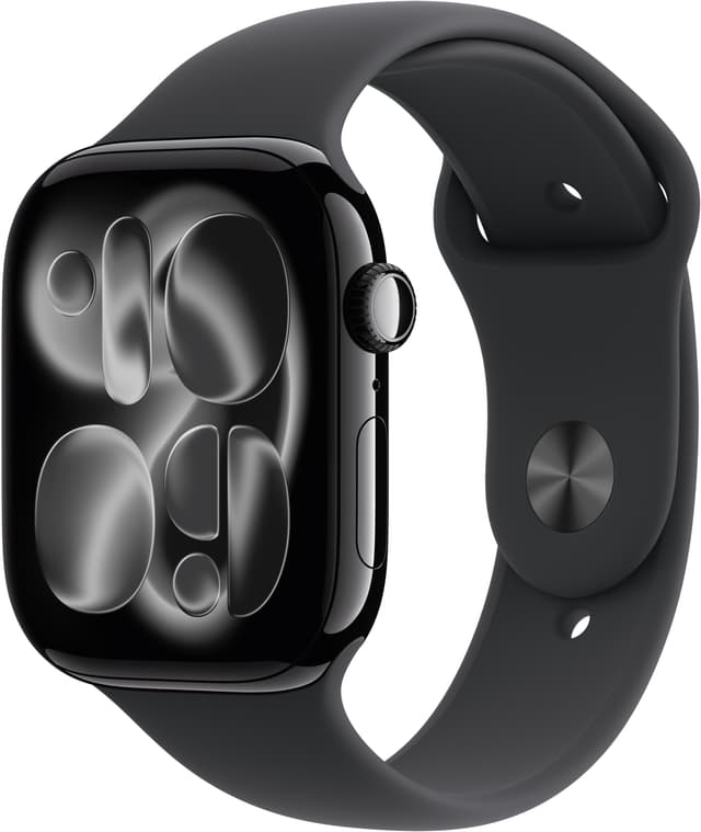 Apple Watch S11 46mm CEL (peilimusta alumiini/musta urheiluran.) M/L