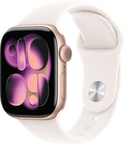 Apple Watch S11 42mm CEL (ruusukulta alum./punanhäivä urheiluran.) S/M