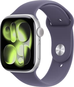 Apple Watch S11 46mm GPS (hopea alum./usvanvioletti urheiluraneke) S/M