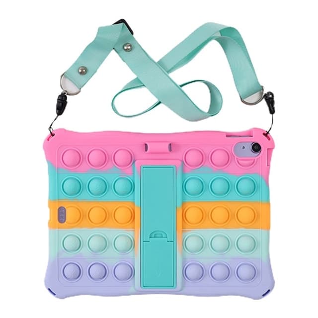 SKALO iPad 11"" (2025) Stødsikkert Armor Popit Silikone Cover - Pink