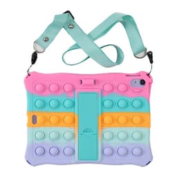 SKALO iPad 11"" (2025) Stødsikkert Armor Popit Silikone Cover - Pink