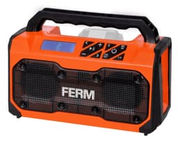 FERM JRM1005 Jobradio 20V | Bluetooth, FM |  USB-opladning | Solo | Ekskl. akku og lader