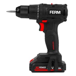 FERM CDM1167 Bore-/Skruemaskine 20V | Kulfri motor | 50Nm | 2 gear | LED-lys | Inkl. 2.0Ah akku og oplader i kuffert