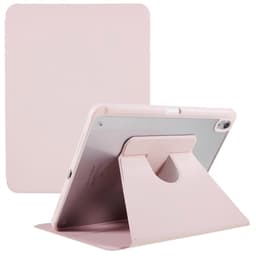 SKALO iPad Air 11 (2025) PU-Läder Rotary Kickstand Fodral - Rosa