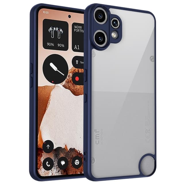 SKALO Nothing CMF Phone 2 Pro Matte Skin Touch Hybrid Skal - Blå