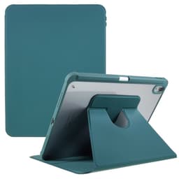 SKALO iPad Air 11 (2024) PU-Läder Rotary Kickstand Fodral - Grön