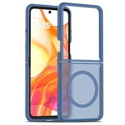 SKALO Motorola Razr 60 Ultra 5G Skin-touch Hybrid Cover - Blå