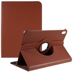 SKALO iPad 11"" (2025) 360 Litchi Fodral - Brun