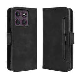 SKALO Motorola Edge 60 Pro 5G 6-RUM Flip Cover - Sort