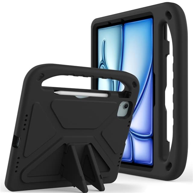 SKALO iPad Pro 11 (2024) Barnskal med handtag och ställ - Svart