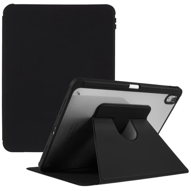 SKALO iPad Air (2020/2022) PU-læder Rotary Kickstand Cover - Sort