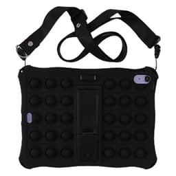 SKALO iPad 11"" (2025) Stødsikkert Armor Popit Silikone Cover - Sort
