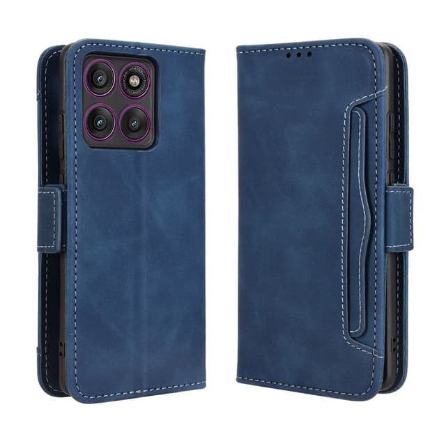 SKALO Motorola Edge 60 Pro 5G 6-RUM Flip Cover - Blå