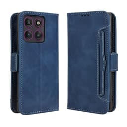 SKALO Motorola Edge 60 Pro 5G 6-RUM Flip Cover - Blå