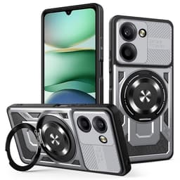 SKALO Xiaomi Redmi A5 4G Armor Hybrid Magnetring Cover - Grå