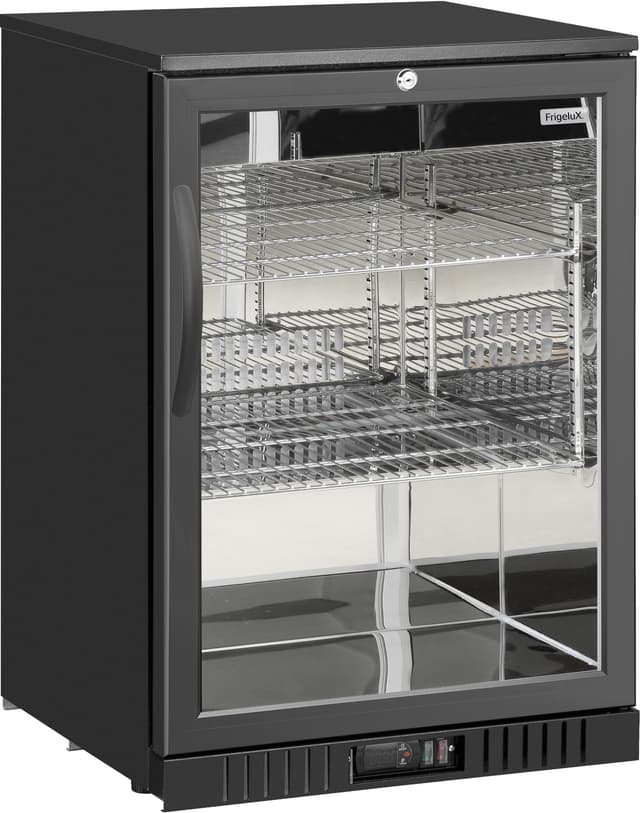 FrigeluX Barkøleskab AB130MIR (sort)