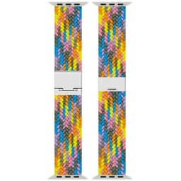 Flettet elastisk klokkereim Watch SE 3 (44mm) - Light rainbow