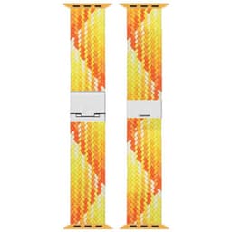 Punottu kellon ranneke Watch Ultra 3 (49mm) - Gradient orange