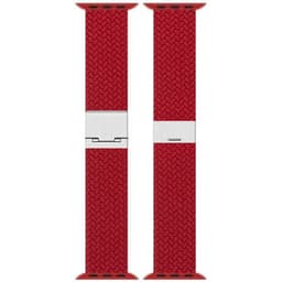 Flettet elastisk klokkereim Watch S11 (42mm) - Mørkerød