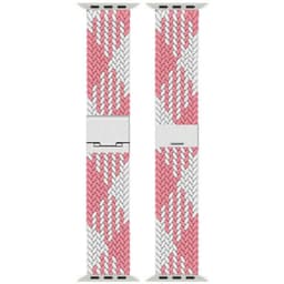 Flettet elastisk klokkereim Watch S11 (42mm) - Pinkwhite