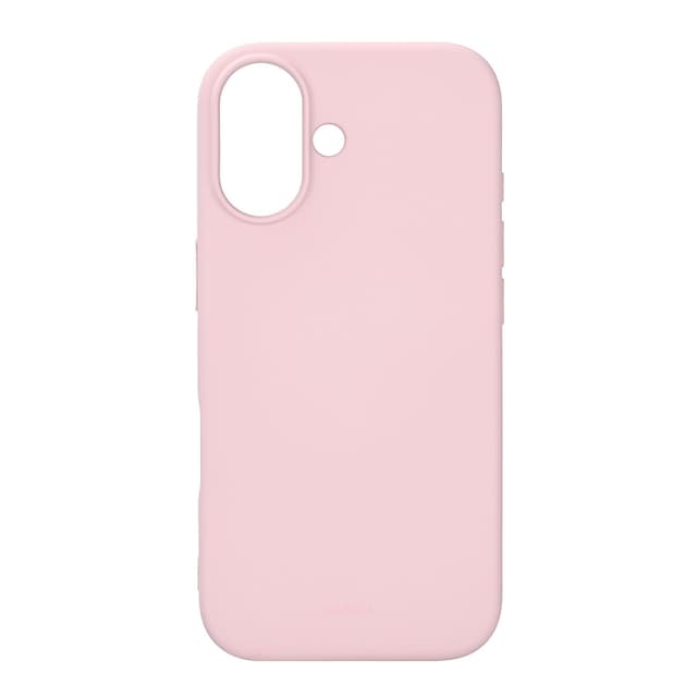 Mobilskal med Silikonkänsla Chalk Pink - iPhone 17