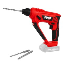 FERM HDM1048 Akku Borehammer 20V | 1.3 Joule | SDS-plus | Solo | Ekskl. Akku og Lader | Inkl. 3 Bor