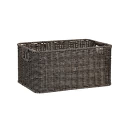Kurv BASILE 33x22xH17cm, mørk