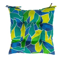 Tyyny tuolille LONETA 40x40cm, vihreät lehdet