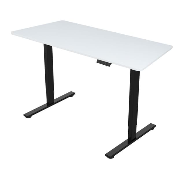 Skrivbord ERGO FIT med 1 motor 120x68xH71,5-116cm, vit