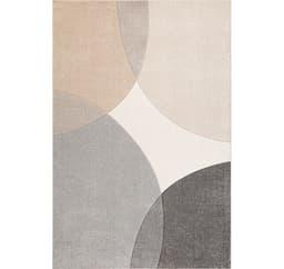 Matto DIXIE CARVED-2, 133x190cm, harmaa/beige