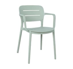Tuoli MANGO 53x53xK79cm, vihertävänharmaa muovi