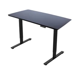 Skrivbord ERGO FIT med 1 motor 120x68xH71,5-116cm, svart