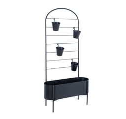 Kukkateline DEIA 70,5x26xK137cm, musta