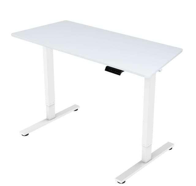 Skrivebord ERGO FIT med 1 motor 120x68xH71,5-116cm, hvid