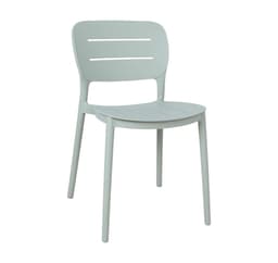 Stol MANGO 42,5x53,5xH79cm, gröngrå plast