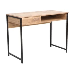 Skrivbord DIMITRA 100x50xH76cm, rustikt/svart
