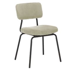 Tuoli KEIU 46x51xH76cm, vaalea beige vakosametti