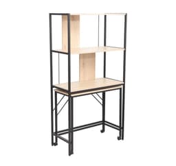 Skrivbord/hylla LESTER 84x40xH160cm, melamin