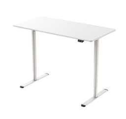 Skrivebord ERGO LIGHT med 1 motor 120x60xH72,5-117,5cm, hvid