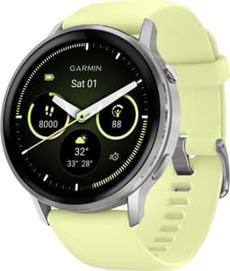 Garmin Venu 4 45mm smartklokke (sølv/citron)