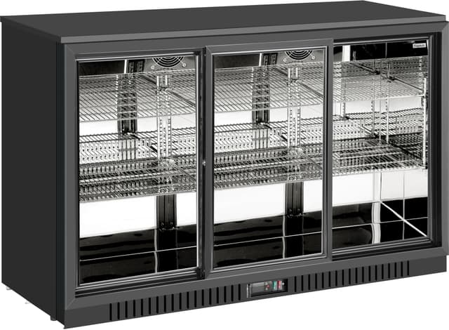 FrigeluX Barkøleskab AB320MIR (sort)