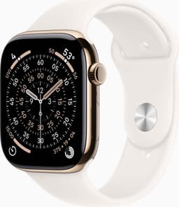 Apple Watch S11 46mm CEL (Gold Titanium/Light Blush Sport Band) S/M