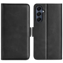 SKALO Samsung A17 Premium ID Lompakkokotelo - Musta