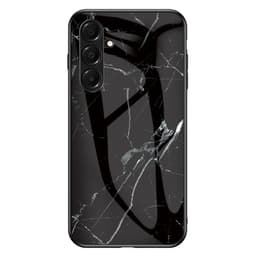 SKALO Samsung A17 Marmori Karkaistu Lasi TPU Suojakuori - #4